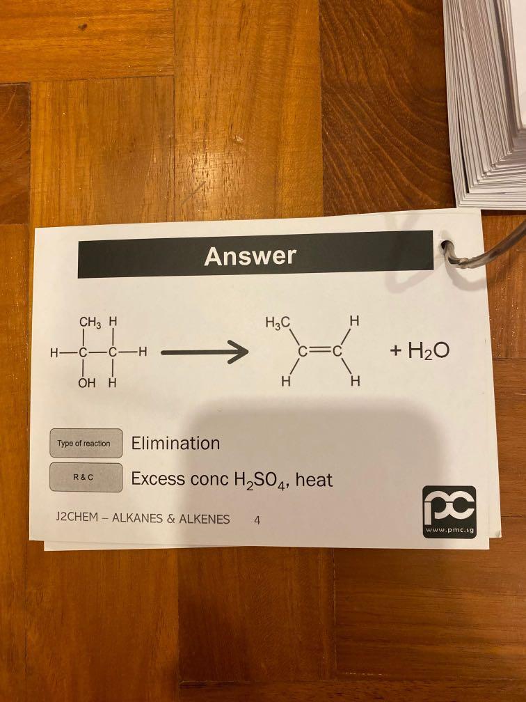 A Level Organic Chemistry Flashcards, Hobbies & Toys, Books & Magazines