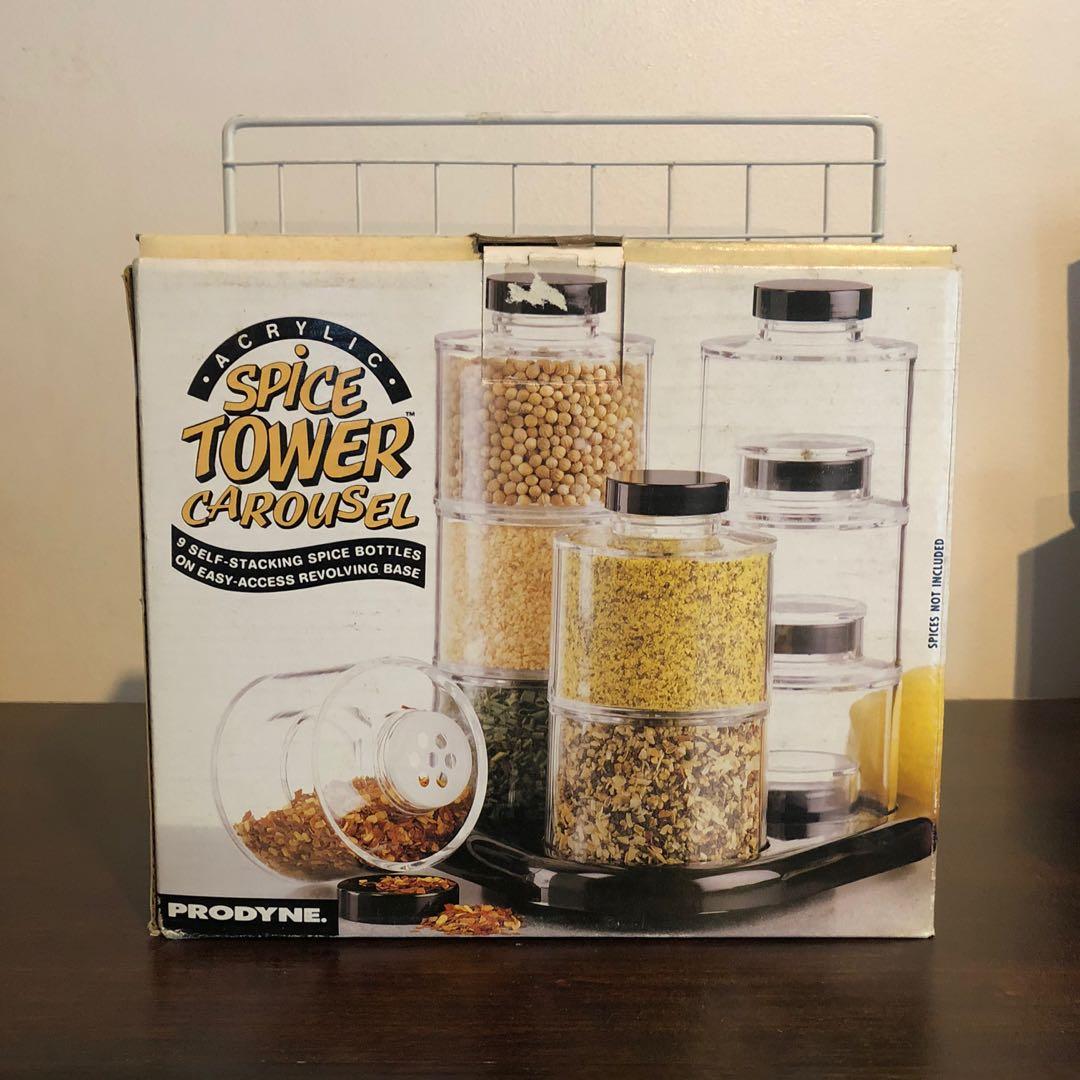 Acrylic Spice Tower carousel (Bnew in box) RUSH, Furniture & Home Living, Kitchenware