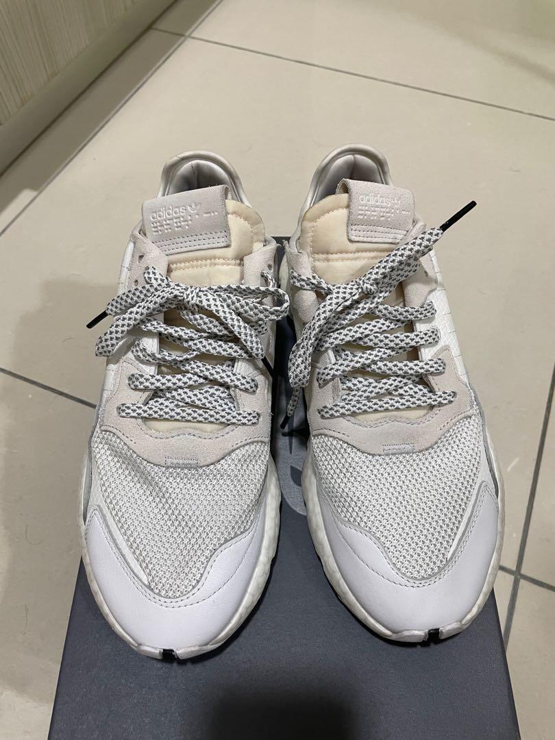 Adidas nite jogger cloud white discount