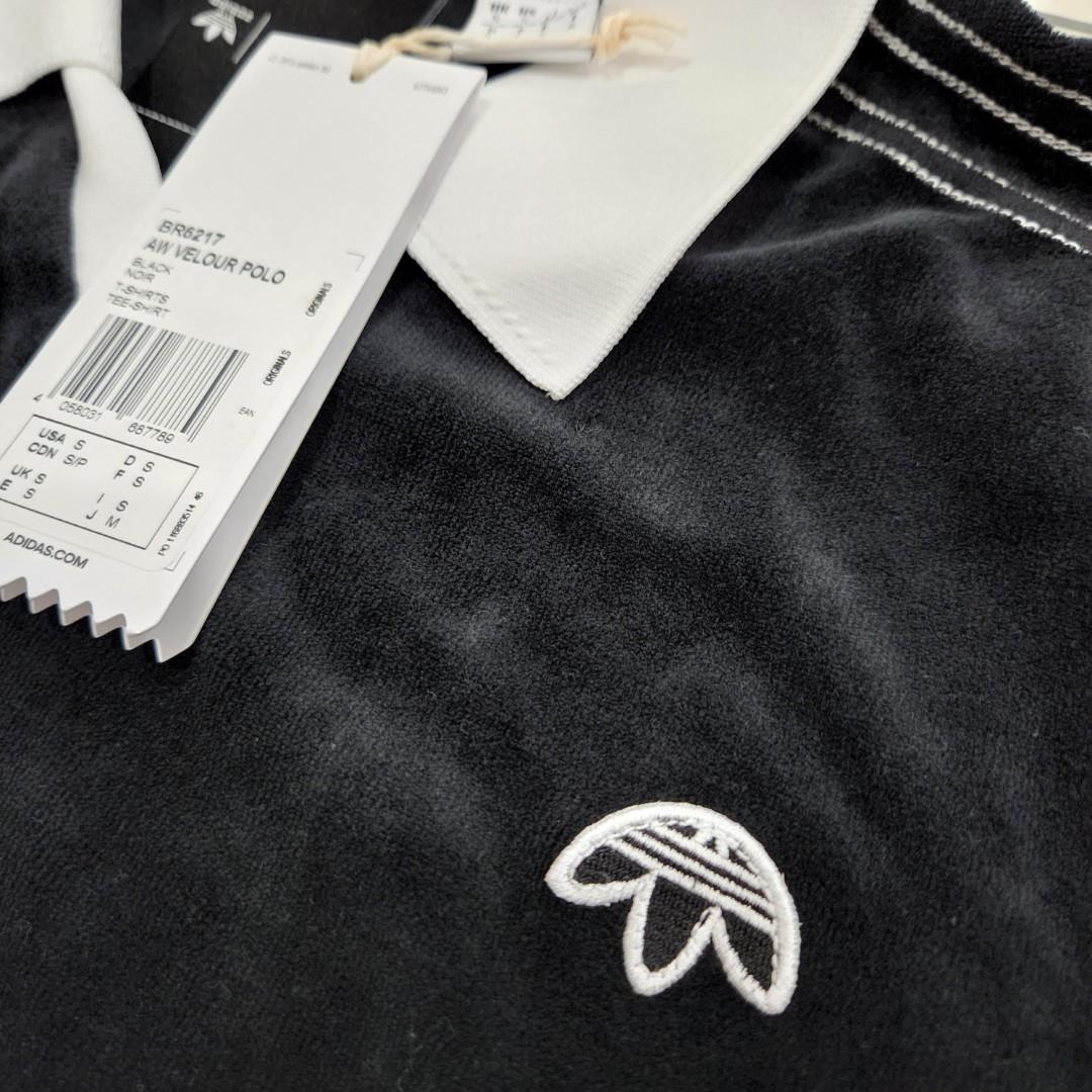 Adidas originals by outlet alexander wang velour polo