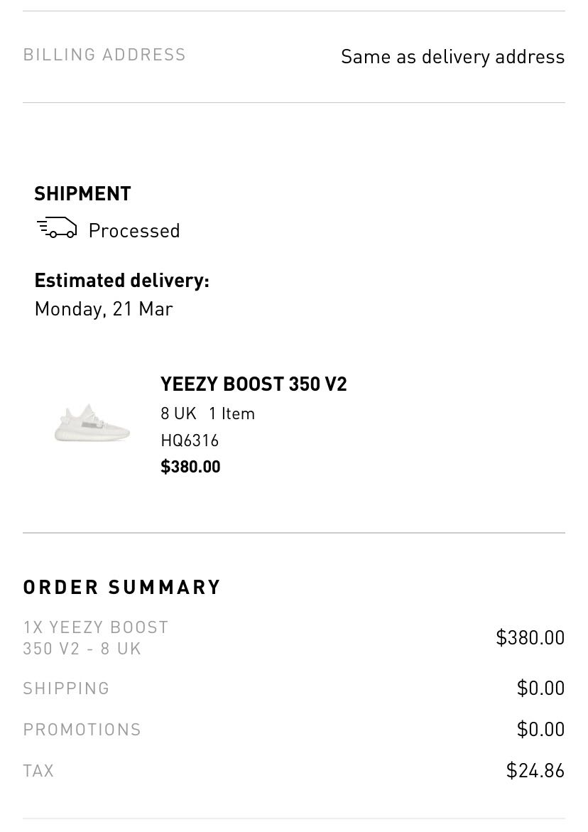 Yeezy supply 2025 uk delivery