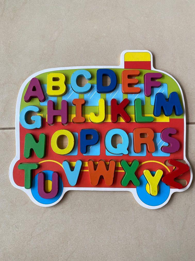 Alphabet Blocks Learning Puzzle, Babies & Kids, Infant Playtime on ...