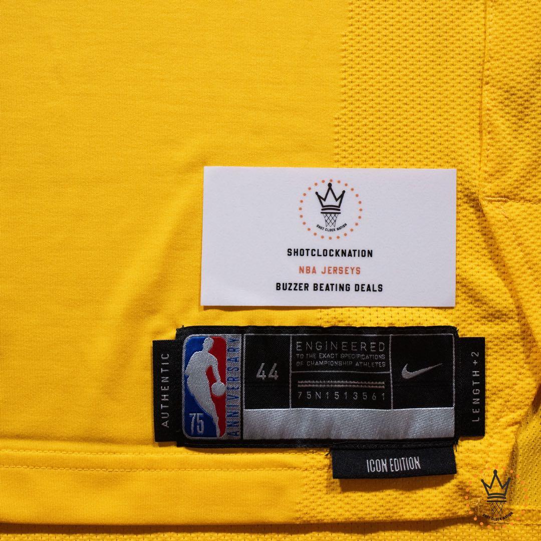Anthony Davis Autographed Los Angeles Lakers Icon Edition Swingman Nike  Jersey With Championship Embroidered Patch