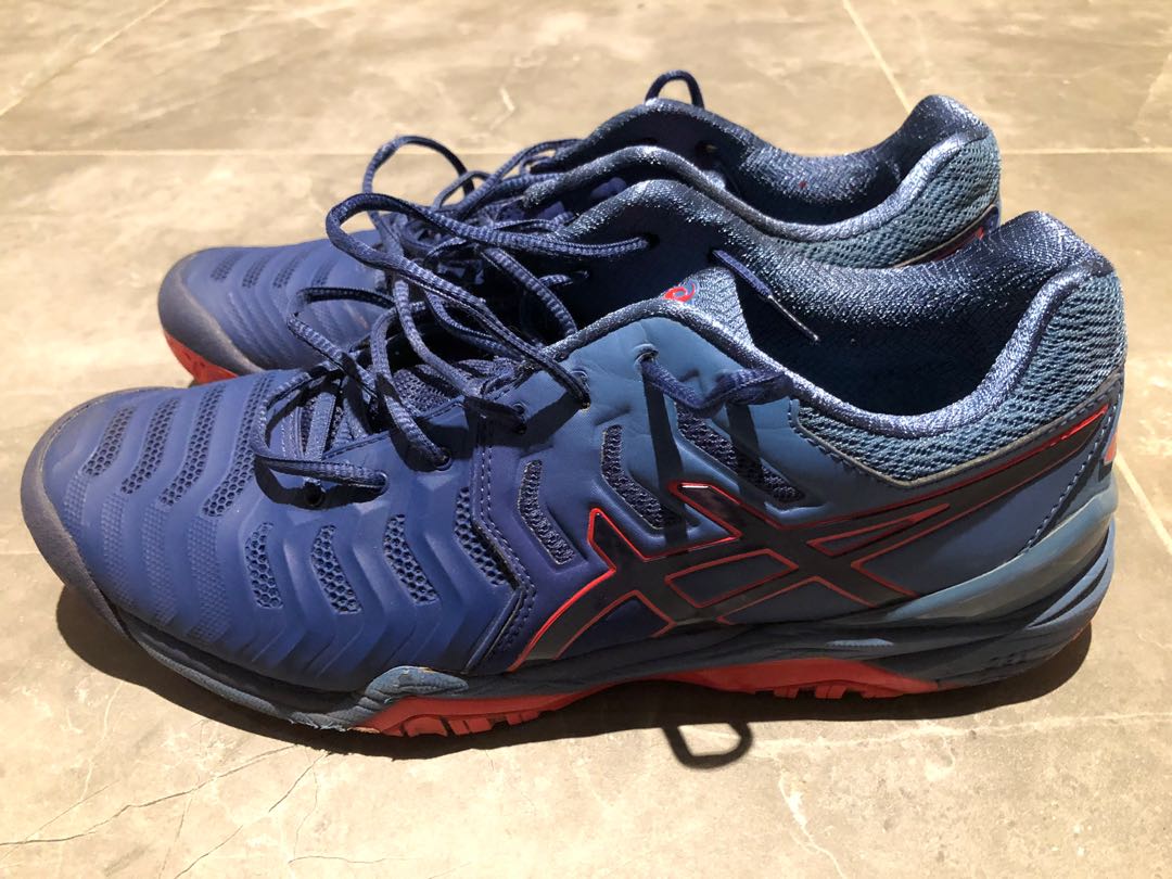 Asics Gel Resolution 7 Tennis Shoes Men s Fashion Footwear