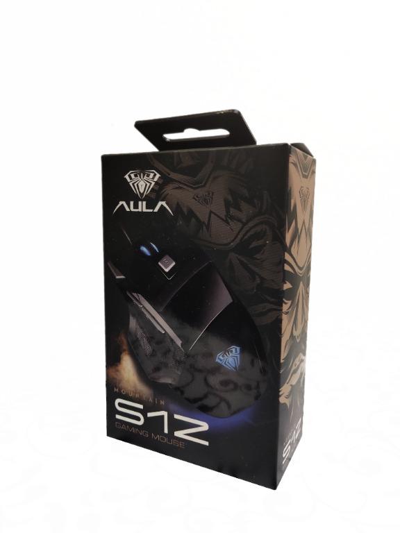AULA Gaming Mouse S12 (Category: Mouse & Mousepads) located in Quezon City. Submitted by Combits (Listing ID 1150293125, Image 1). Description: Wired Gaming Mouse -Resolution: 800-1200-1600-2400DPI -4 color backlight breathing light -independent fire button -Size: 117x77x39mm -Connection: USB -Cable Length: 1.5M -Weight: 119g Mode of Payment: GCash or COD Mode of Transfer: Delivery(shouldered by the buyer) .