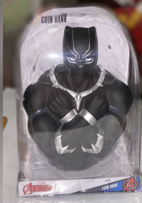 Black Panther Coin Bank Marvel Avengers  2019 New