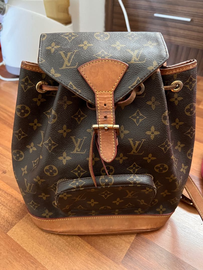 Vintage lv backpack sales