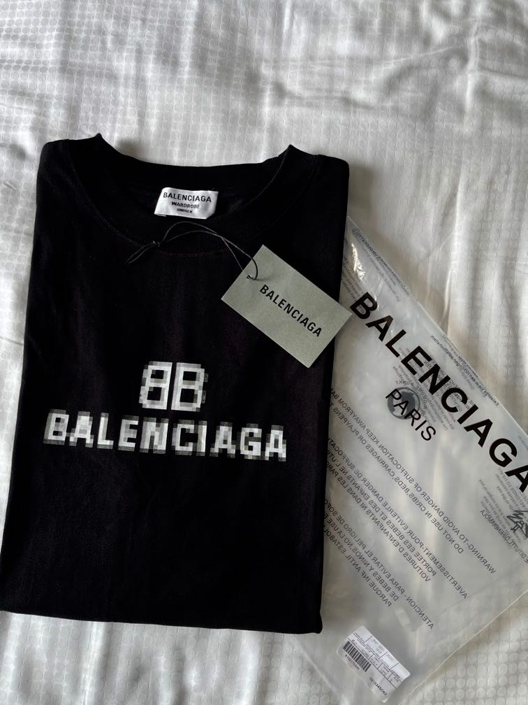 Tshirt Balenciaga Black size XS International in Cotton  32786705
