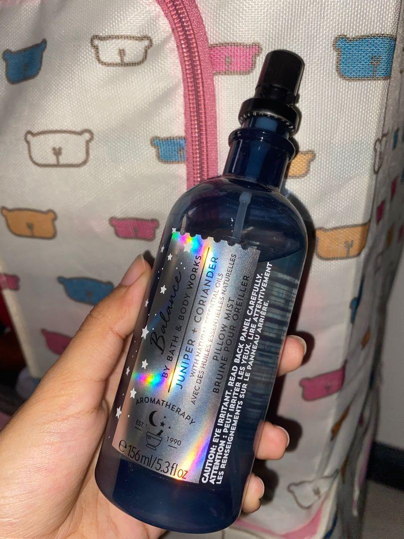 BBW Pillow Mist (Juniper + Coriander), Beauty & Personal Care, Hands