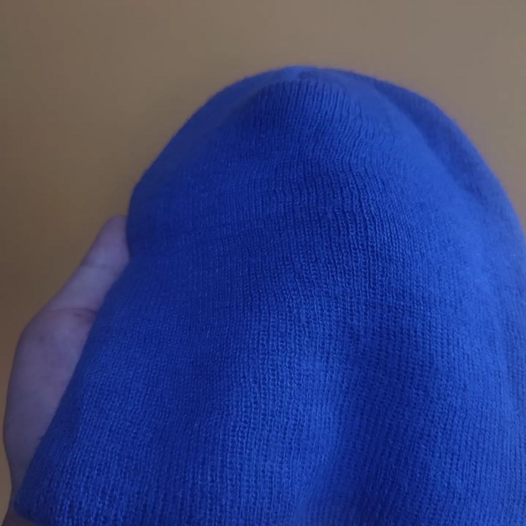 Beanie hat Carhartt blue, Fesyen Pria 