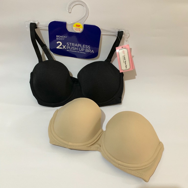 Bench: Strapless Push Up Bra (2IN1), Women's Fashion, Undergarments &  Loungewear on Carousell