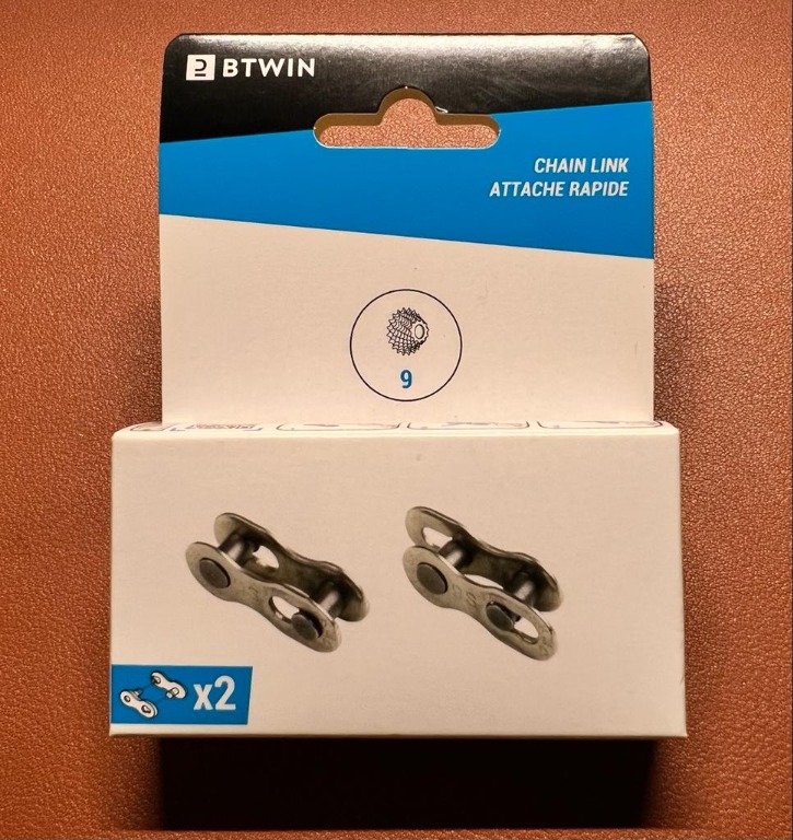 Bicycle Quick Release Chain Link Btwin 9speed, Sports Equipment