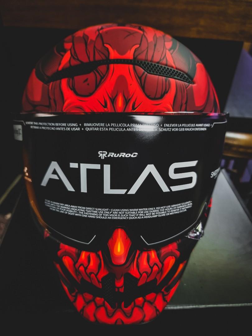 BNIB Ruroc Atlas 2.0 El Diablo Helmet Limited Edition