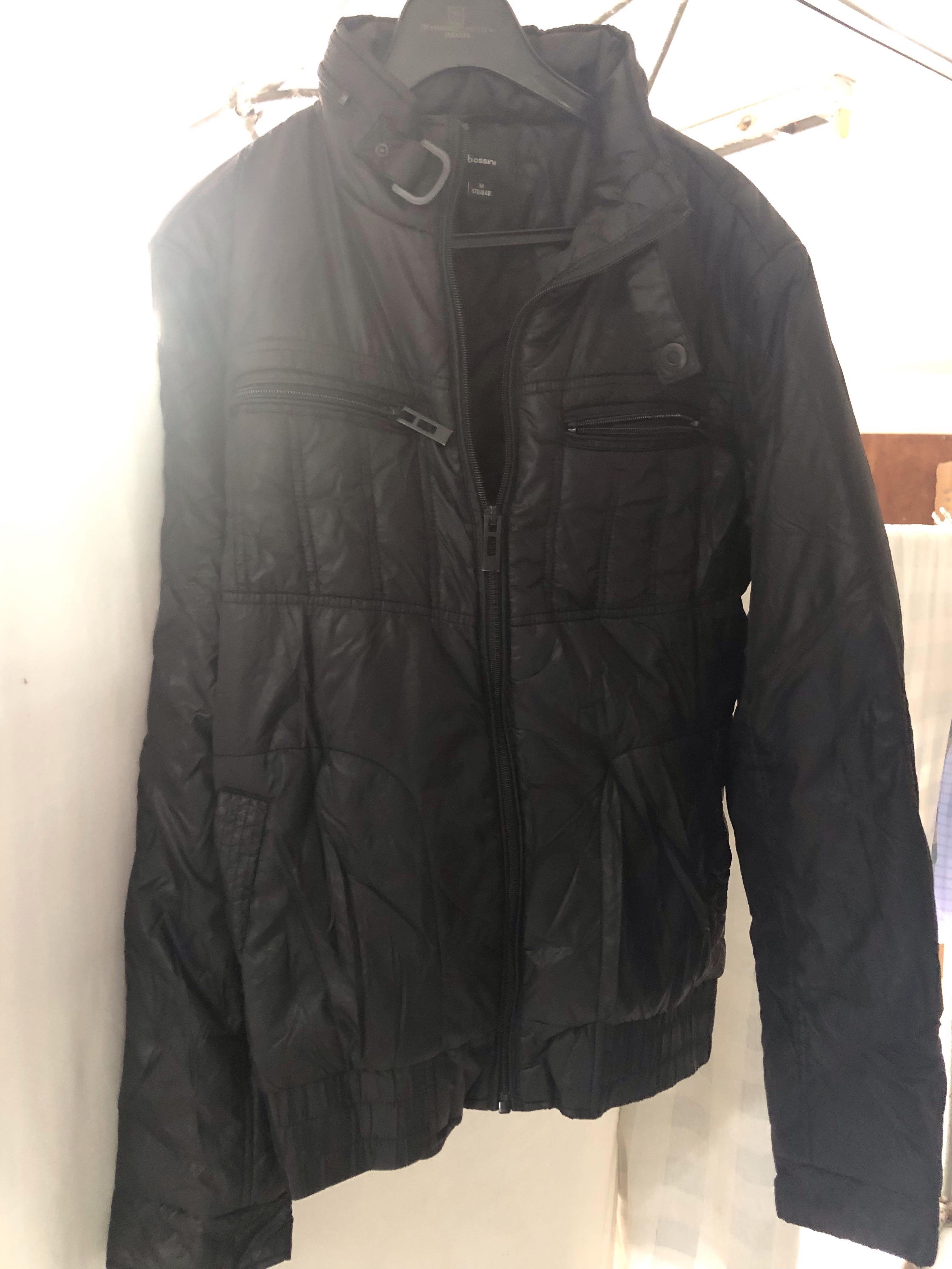 Bossini black jacket best sale