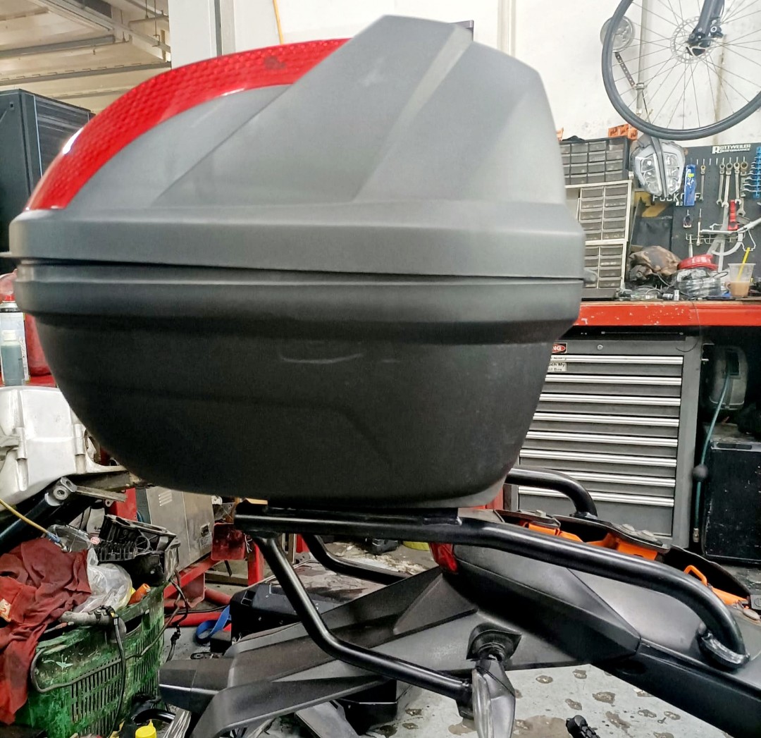 Box and Rack, Motorcycles, Motorcycle Accessories on Carousell