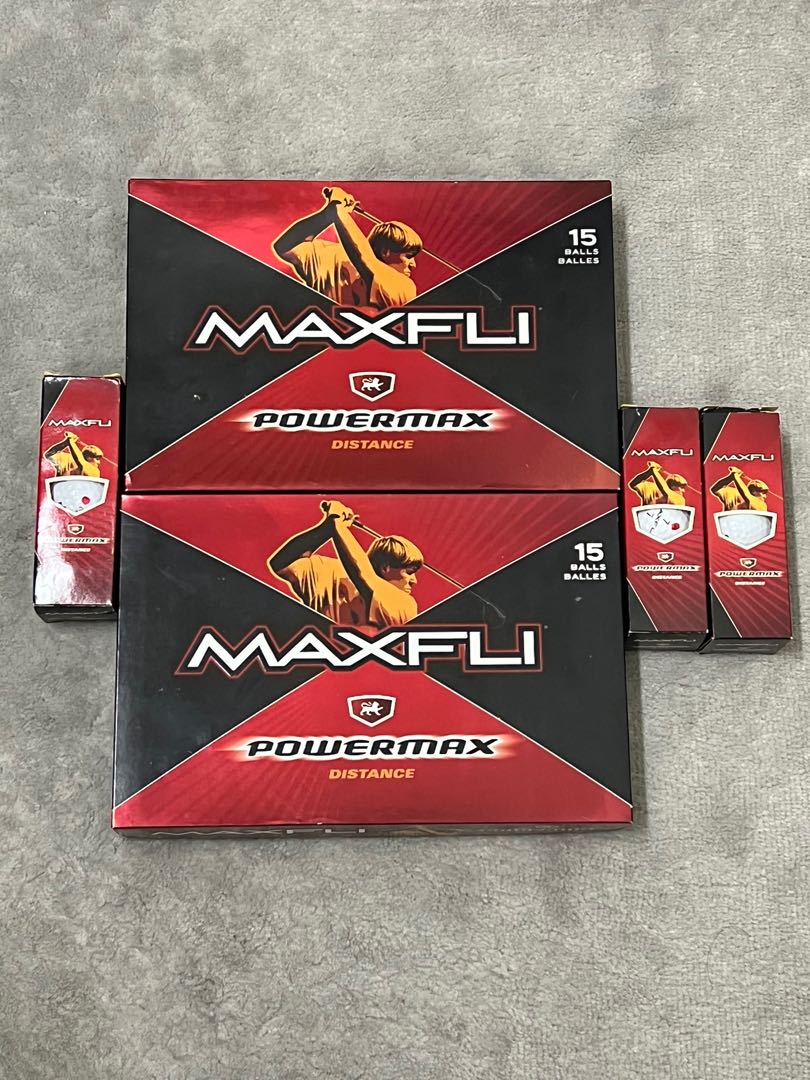 Brand New Maxfli Power Max Distance Golf Ball, Sports Equipment, Sports & Games, Golf on Carousell