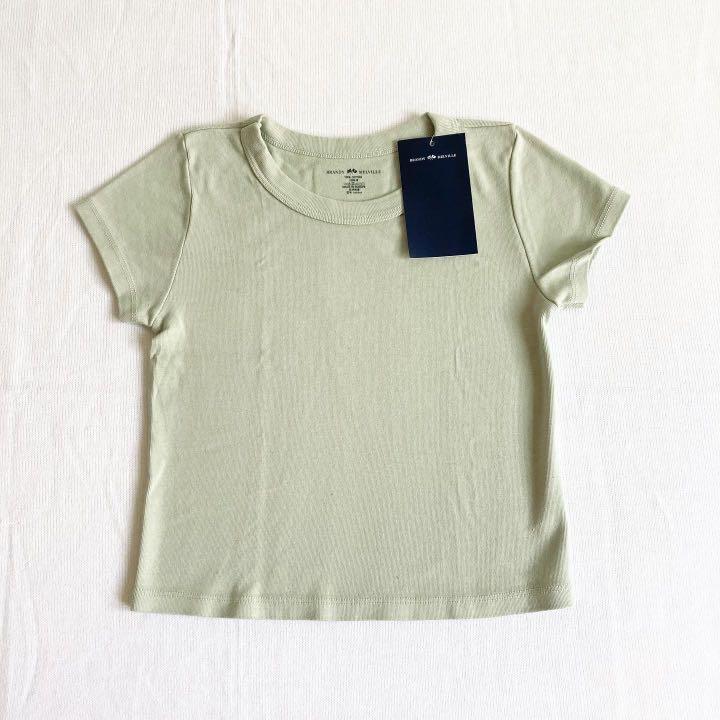 Brandy Melville Ashlyn Top Mint Green, Women's Fashion, Tops, Shirts on