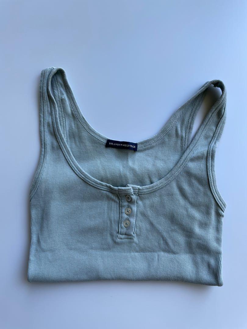 brandy melville dalis button tank