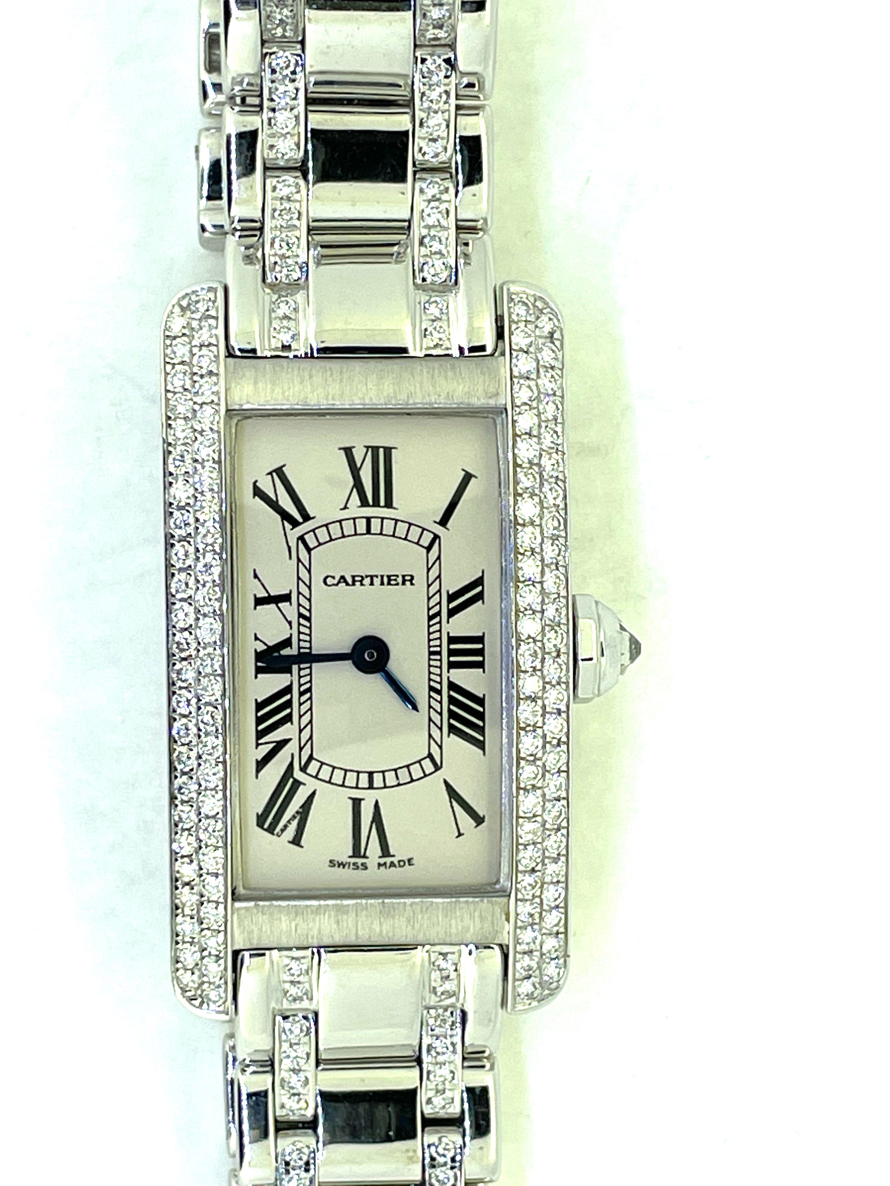 Cartier tank americaine ladies discount