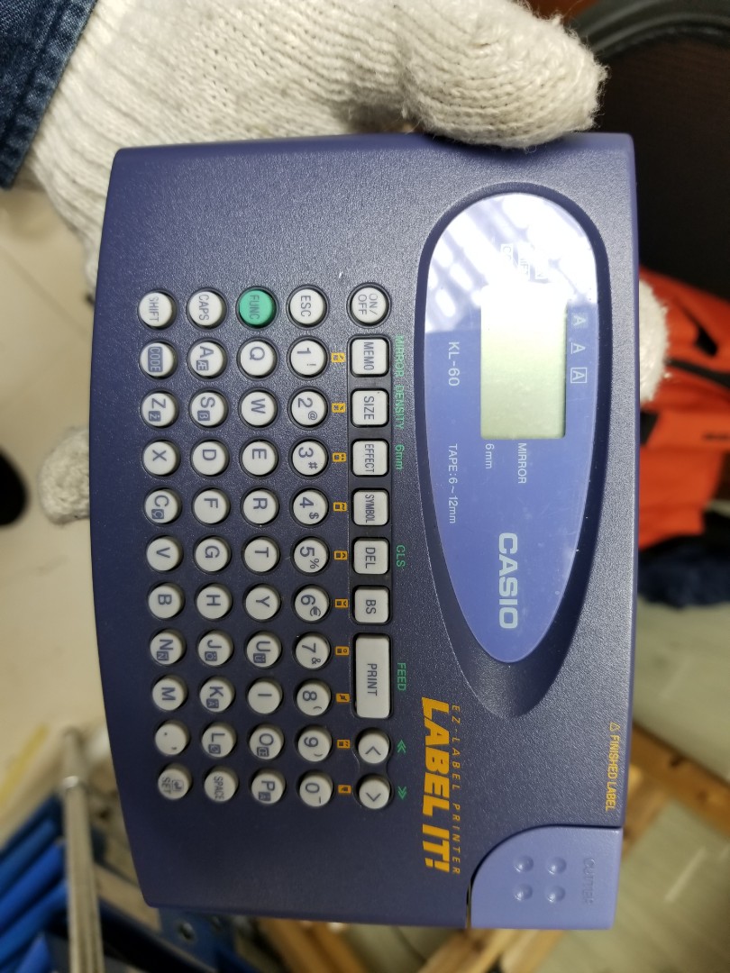 Casio EZ Label Printer KL60, 電腦＆科技, 打印機及影印機 Carousell