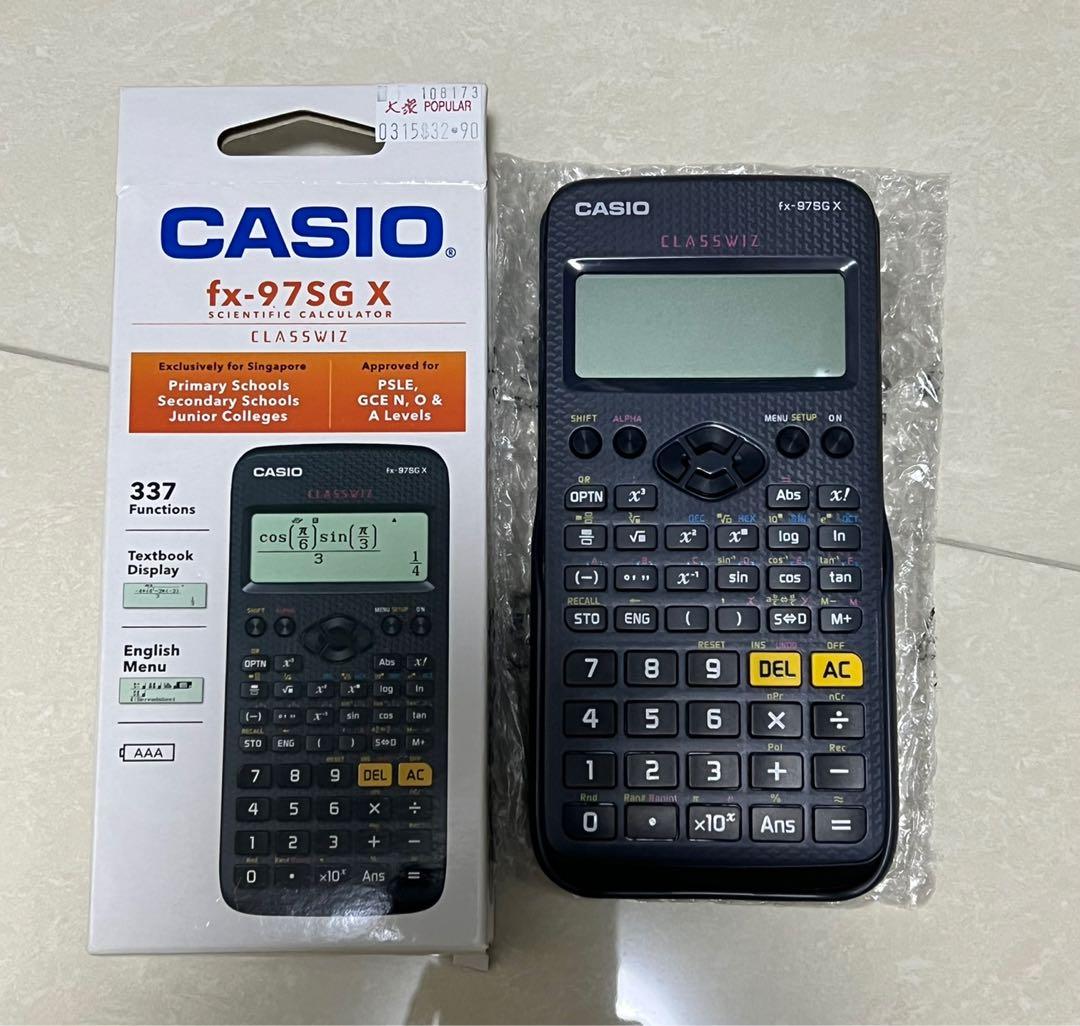 Casio fx 97sg x popular bookstore clearance