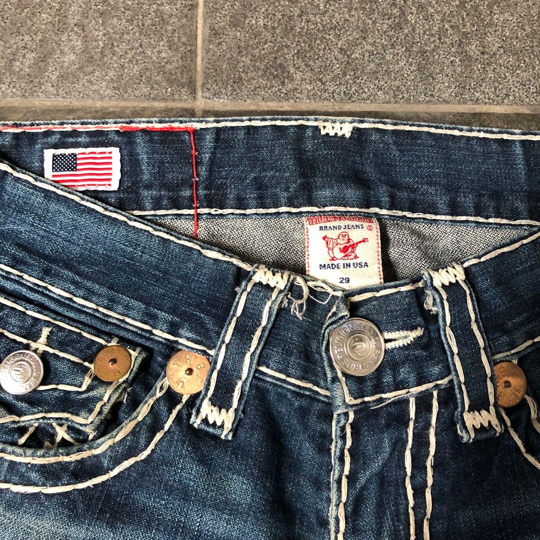 Celana Jeans True Religion, Fesyen Pria 
