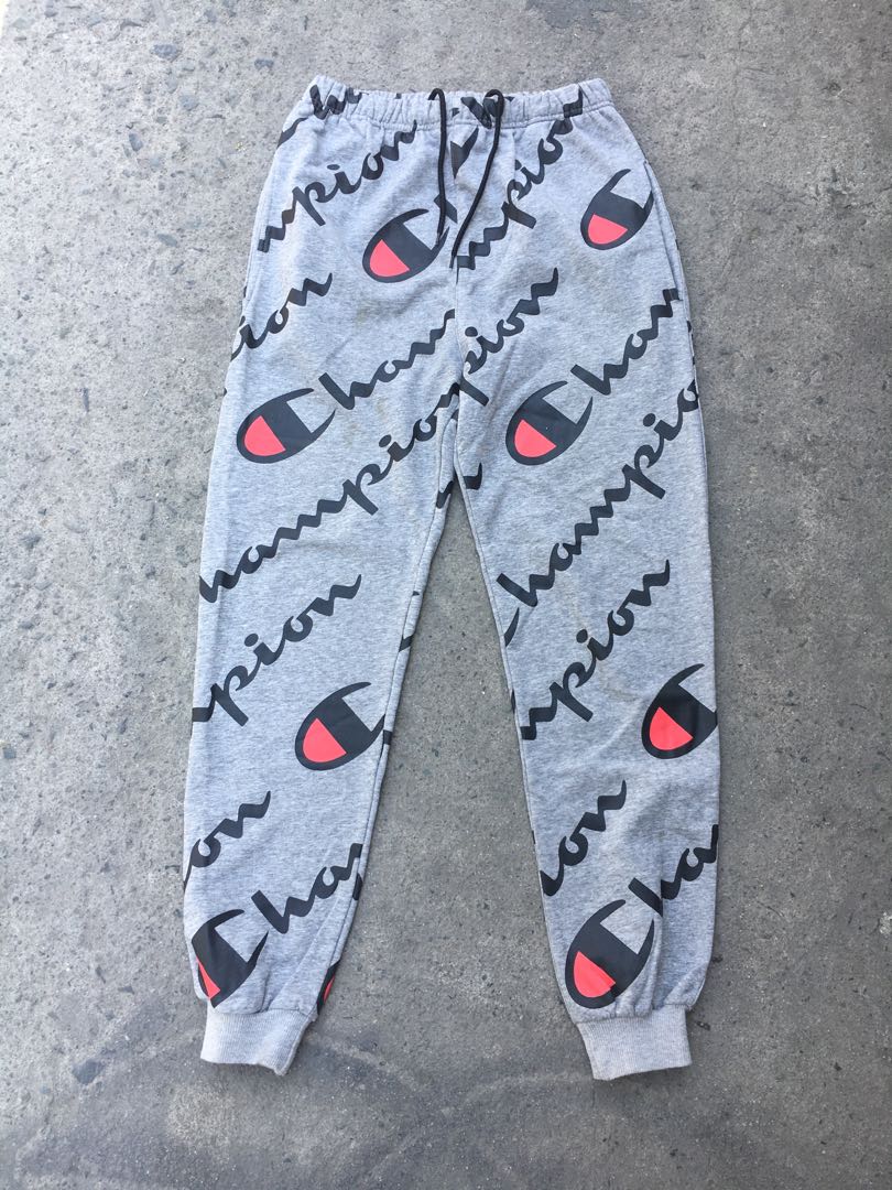 CHAMPION AOP JOGGER PANTS Men s Fashion Bottoms