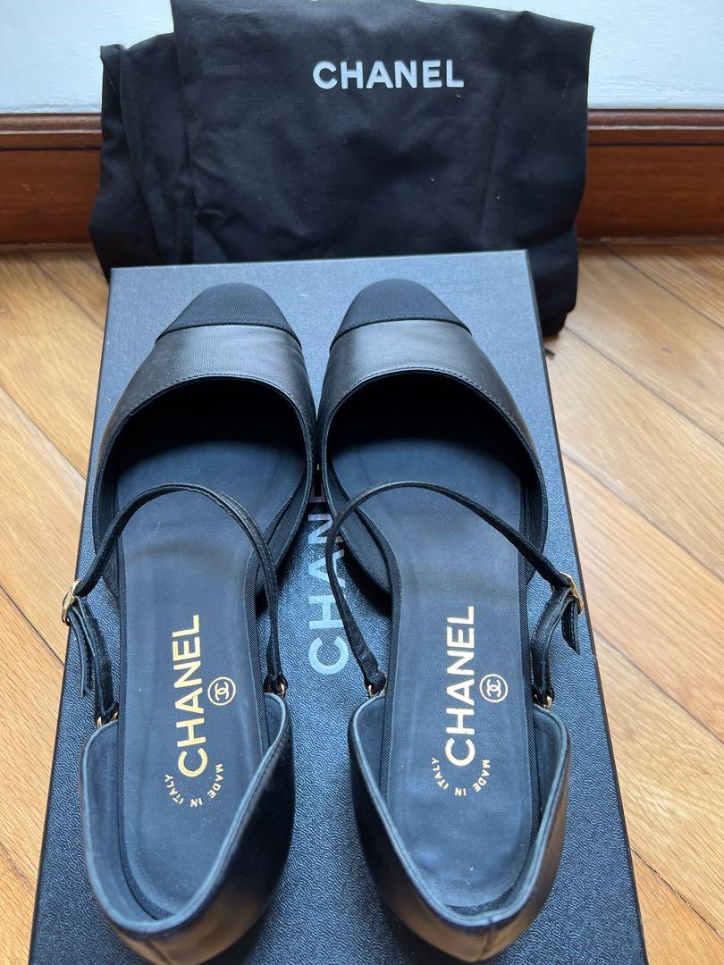 Chanel flats shoes size 39, Luxury, Sneakers & Footwear on Carousell