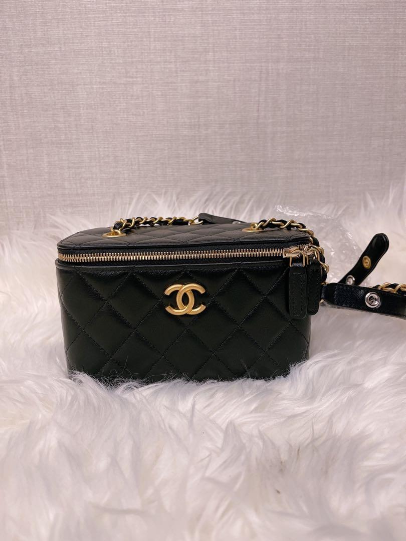 chanel vanity bolsa size