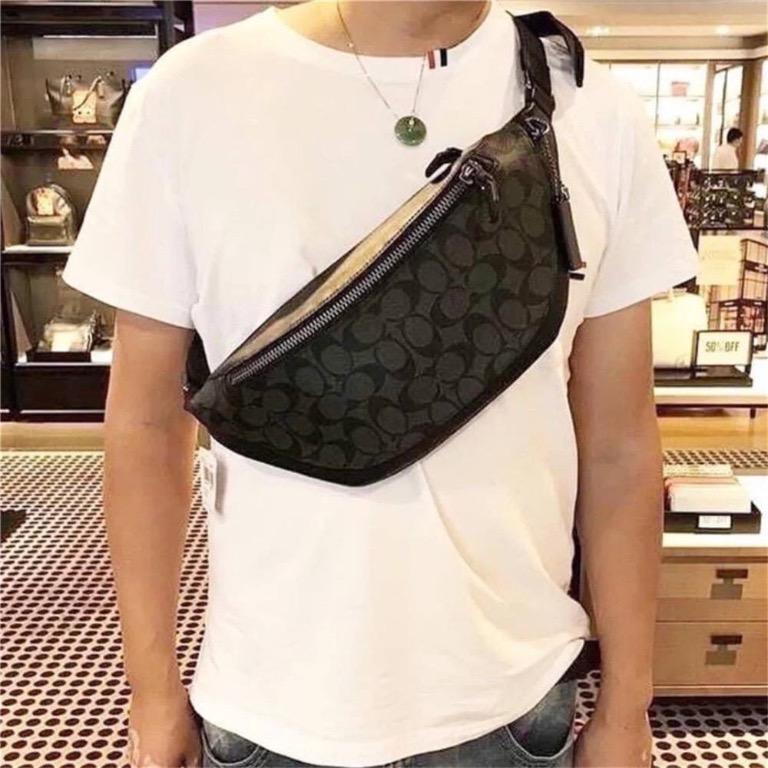 Coach men waist best sale bag