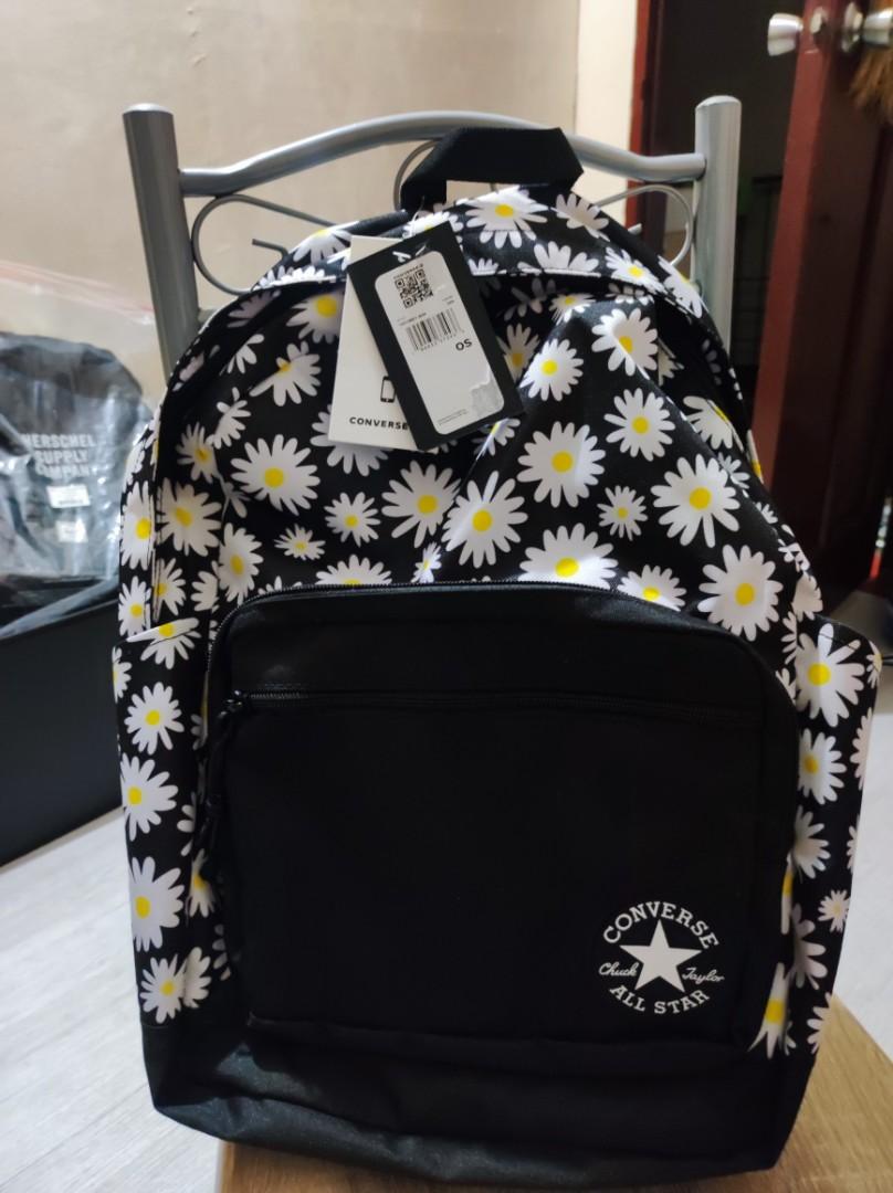 Converse deals floral backpack