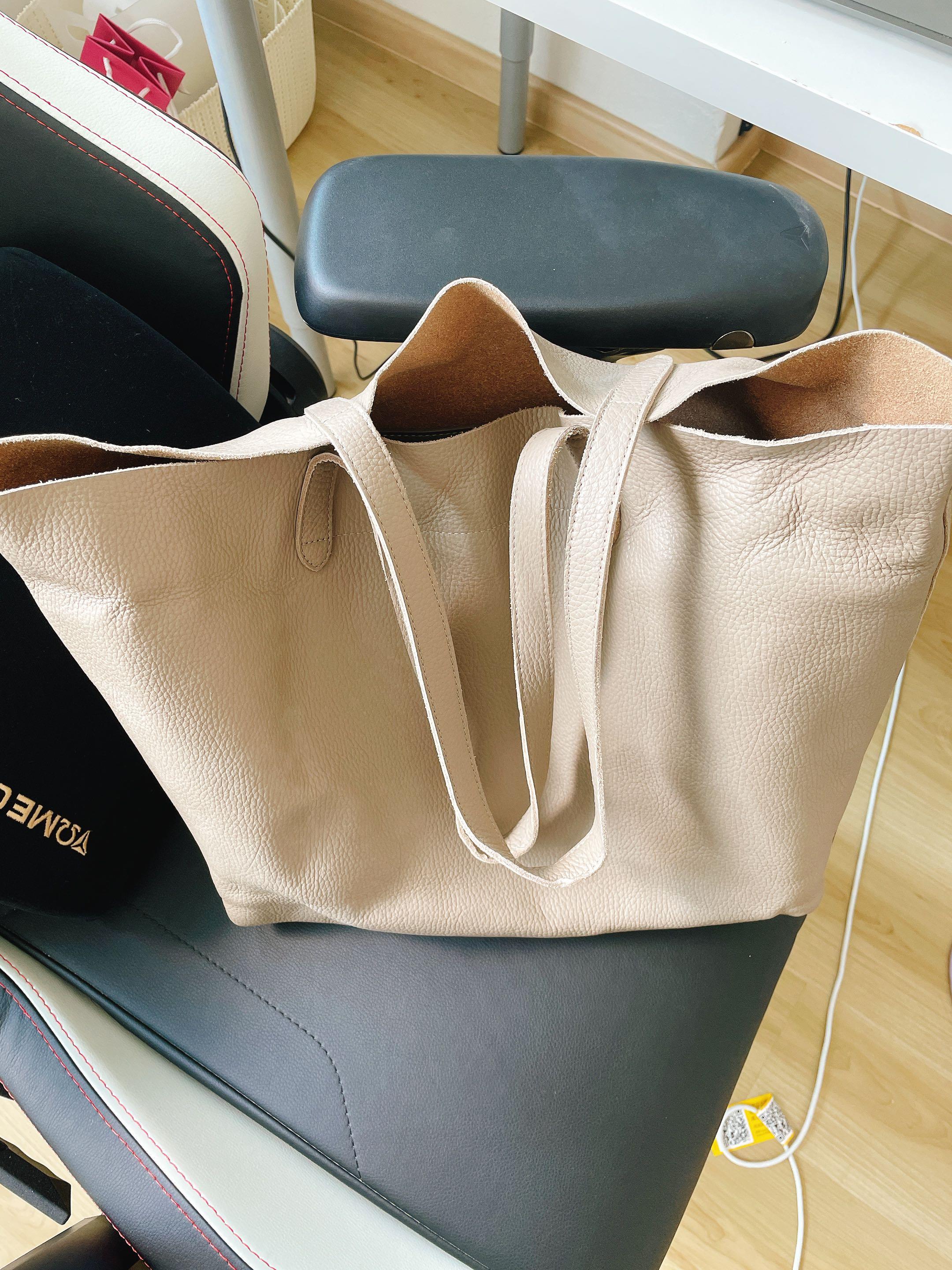 Cuyana classic structured leather tote clearance