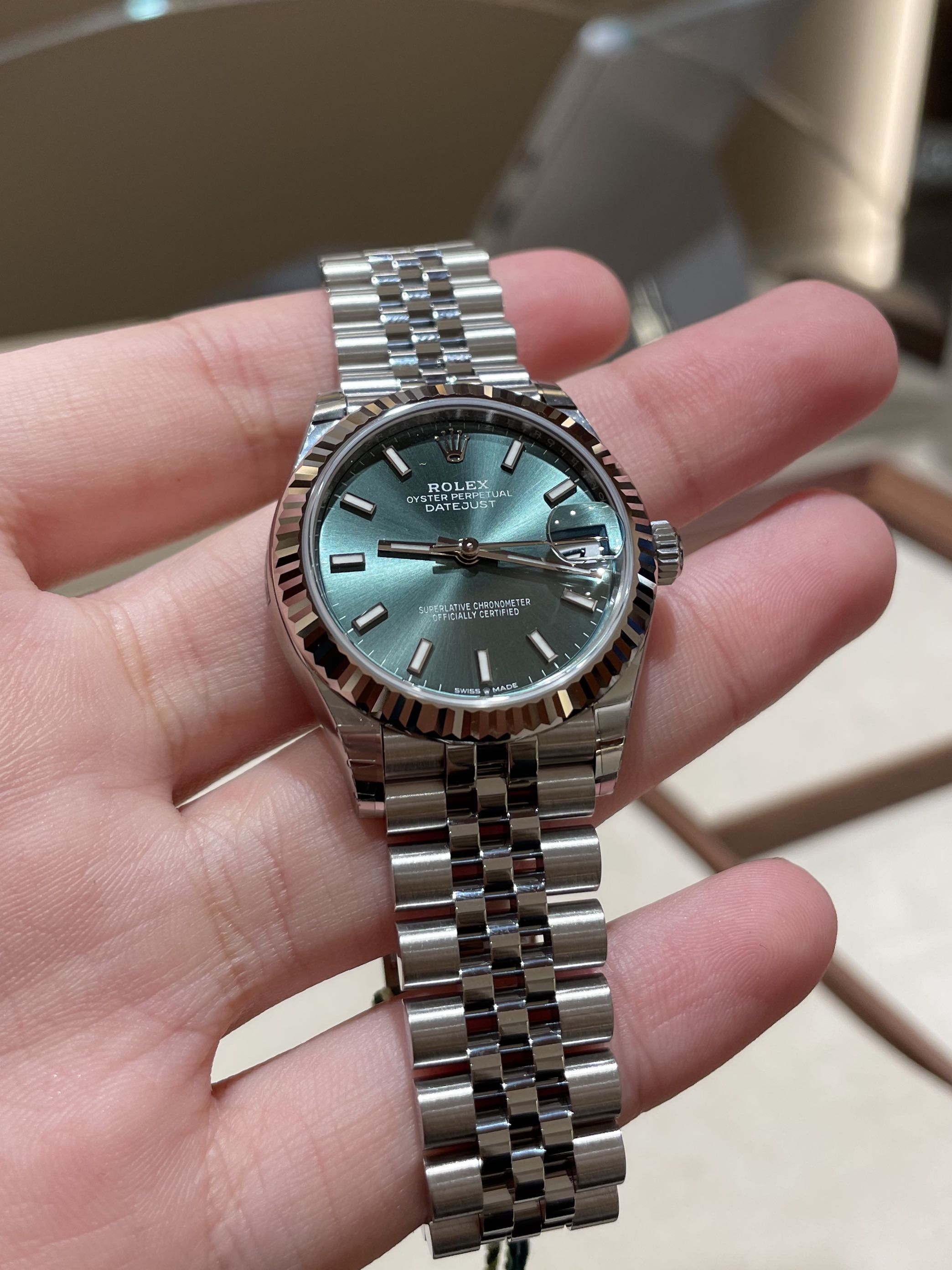 Rolex Datejust 31 Green Dial 278274 Luxury Watches on Carousell