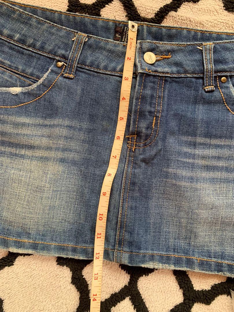 Denim Mini Skirt Singapore, Women's Fashion, Bottoms, Skirts on Carousell