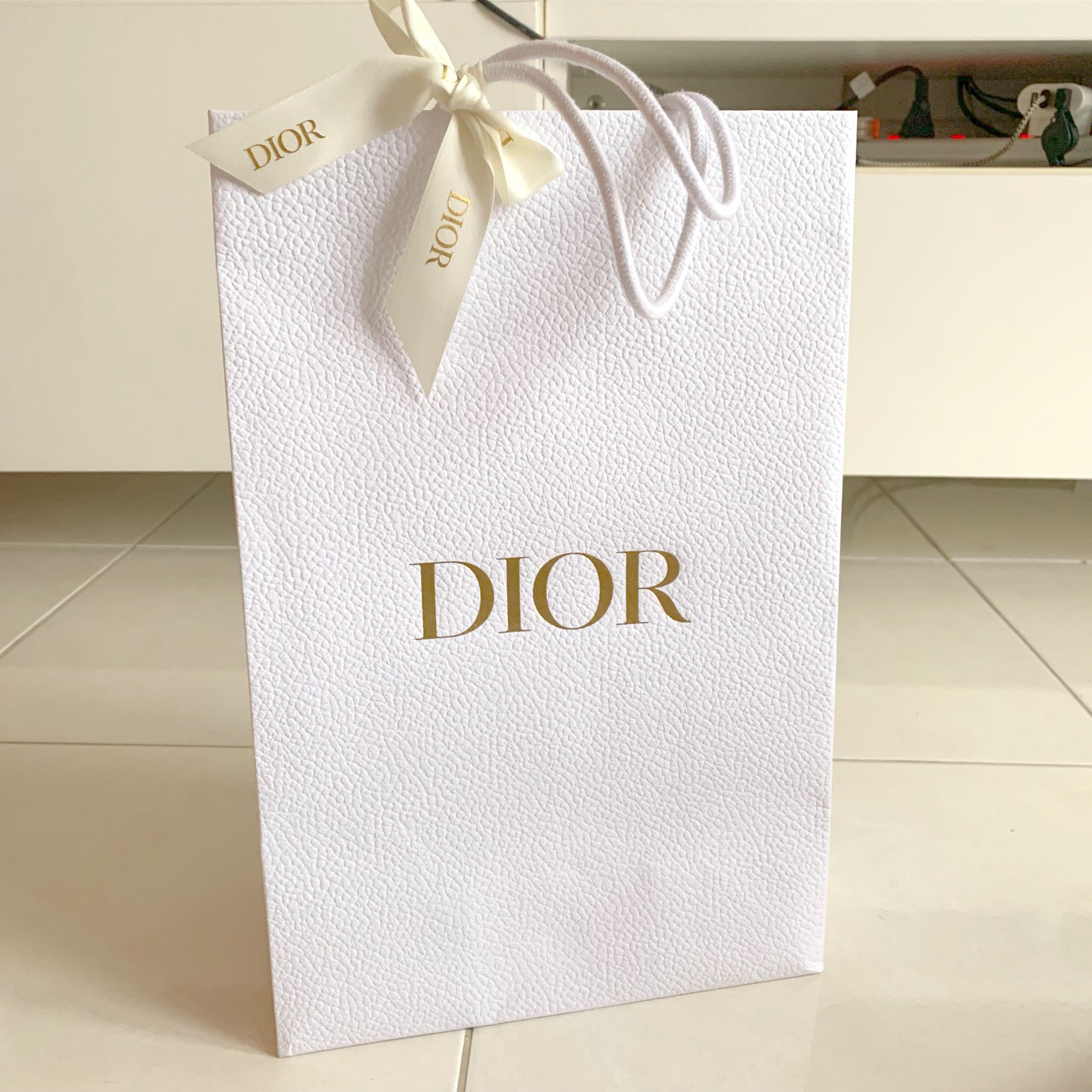 dior paper bag original