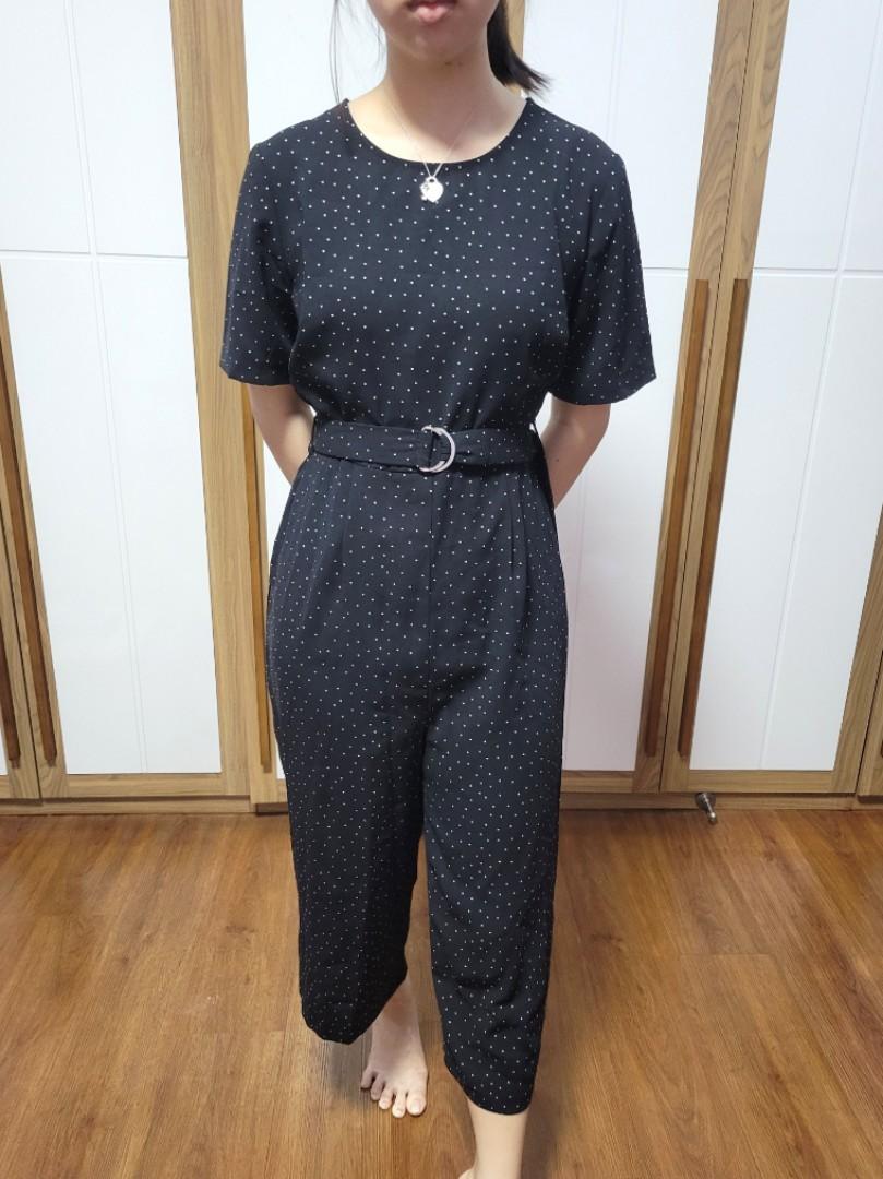 DOROTHY PERKINS Black Polka Culotte 