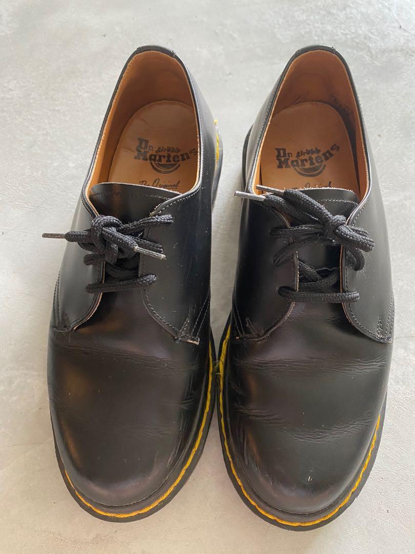 Dr Martens Oxford Black Smooth Leather Women s Fashion Footwear