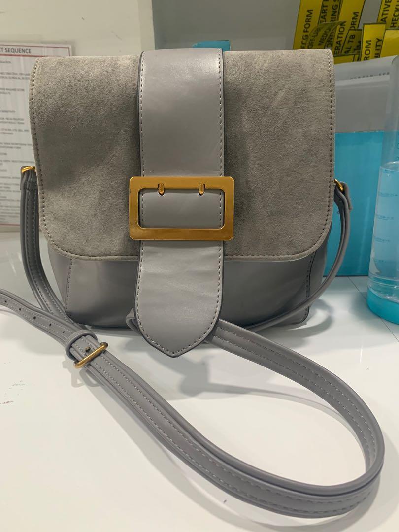 Dusto leather sling bag, Luxury, Bags & Wallets on Carousell