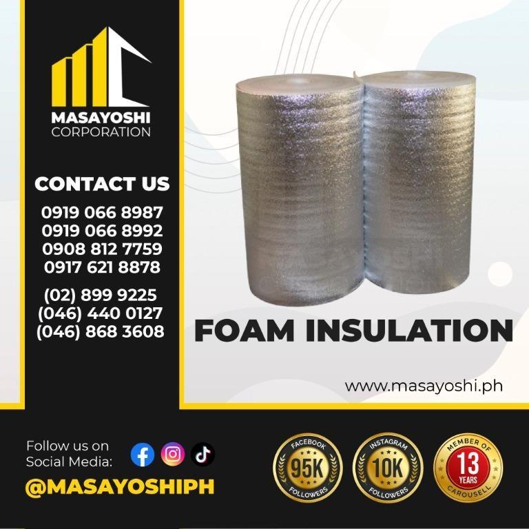 Foam Insulation 5mm Double Face Insulation Foam Aluminum Foil