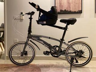 Foldable bicycle - Hito X6 Shimano 7 speed