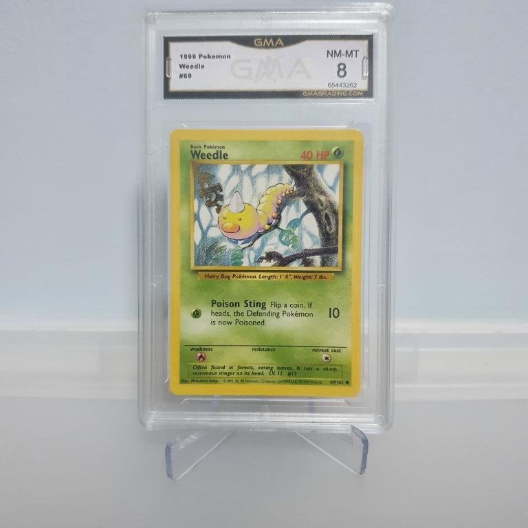 Pokemon Base Set 2 Common Card #100/130 Weedle 