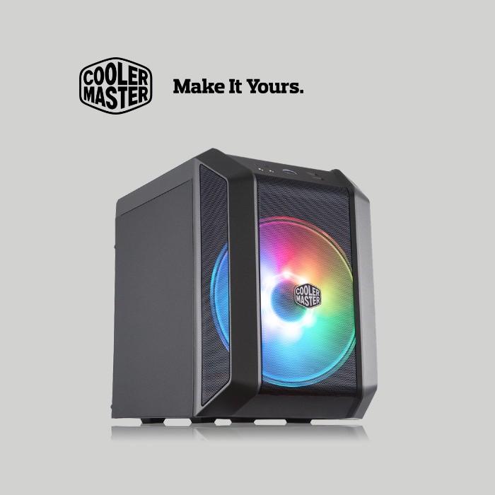 Free Shipping Cooler Master H100 Mastercase Built In Handle Mini Itx Pc Case 0 Mm Rgb Fan Computers Tech Parts Accessories On Carousell