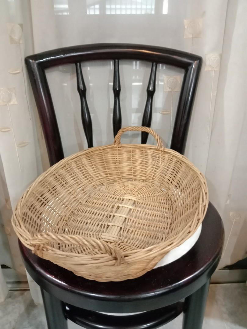 Fruit Rattan Basket, Hobbies & Toys, Stationery & Craft, Handmade Craft