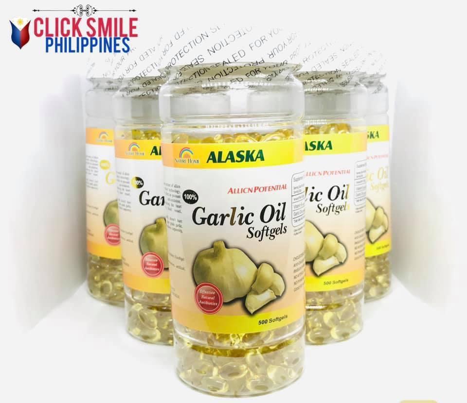 Garlic 500 Softgels (Category: Health Food, Drinks & Tonics) located in Manila. Submitted by clicksmileph (Listing ID 1150396941, Image 2). Description: Product Info & Care - Supports cardiovascuIar heaIth and helps regulate cholesteroI and bIood pressure IeveIs - Provides antioxid@nt benefits to help ward off cellul@r damage - Helps prevent inflammatlon and contributes to a stronger lmmune system - Each bottle contains 5OO softgels Directions: F