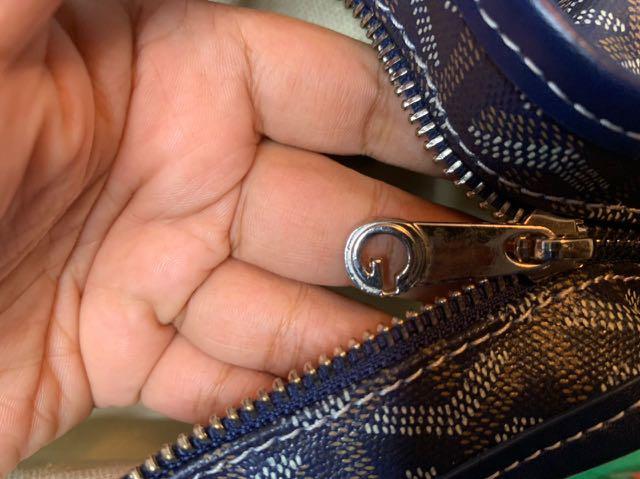 Goyard Blue Chevron Fidji Hobo Bag, Luxury, Bags & Wallets on Carousell