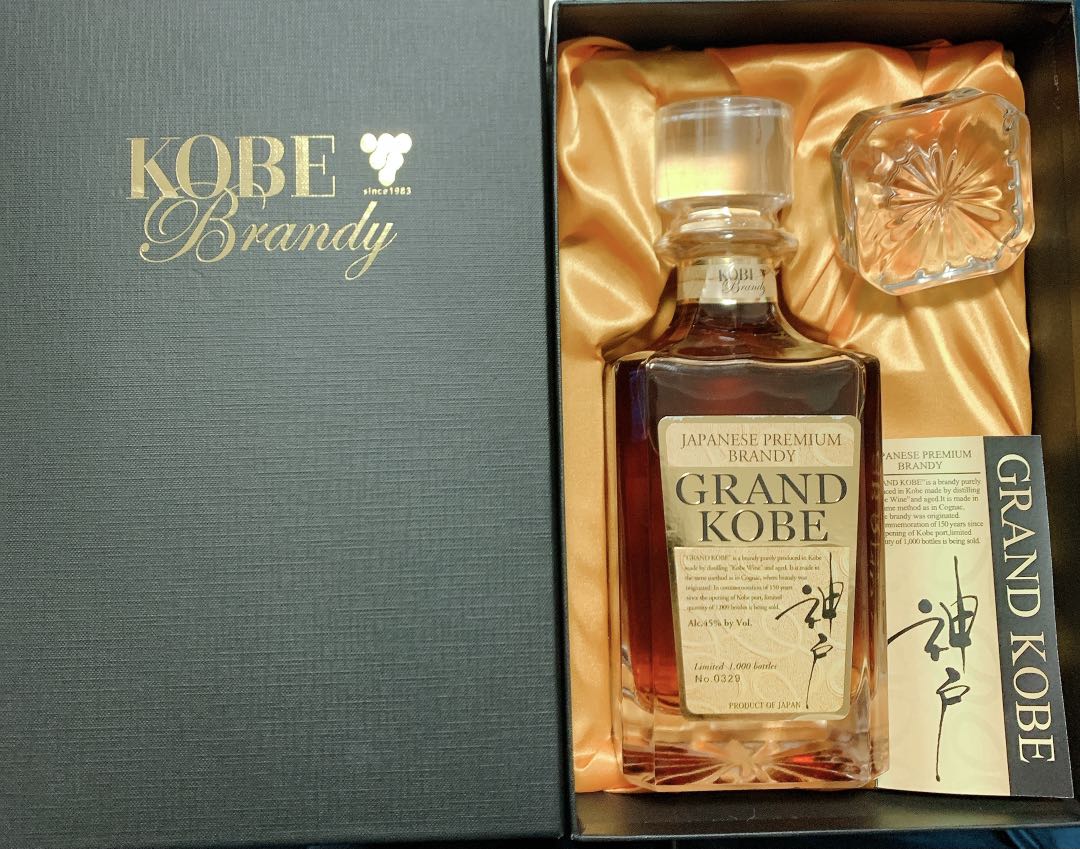 Grand Kobe 神戶 Brandy (限量1000支), 嘢食 & 嘢飲, 酒精飲料 Carousell