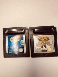 Harvest Moon Gameboy Cartridge Bundle of 2 Original