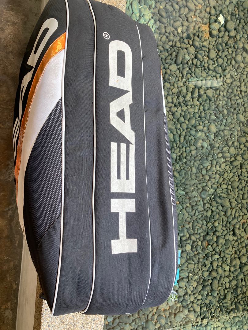 HEAD Novak Djokovic Tennis Bag 6 Racquet Sports Equipment Sports Games Racket Ball Sports on Carousell
