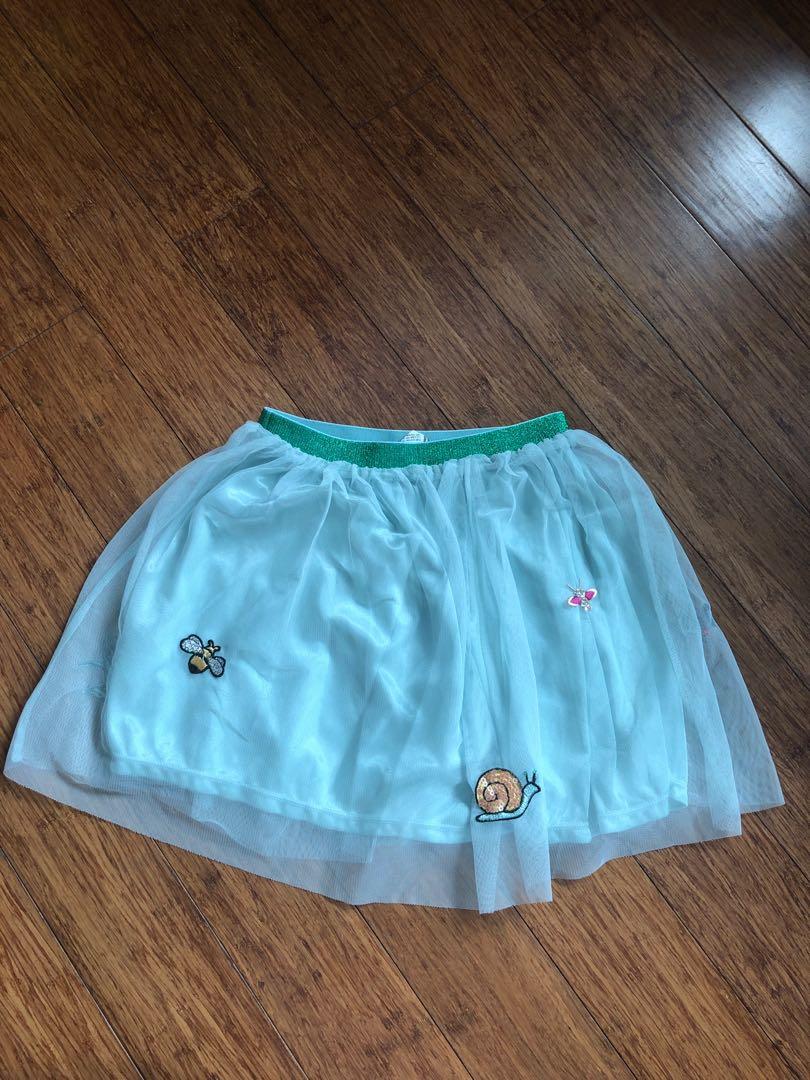 H M embroidered skirt Babies Kids Babies Kids Fashion on Carousell
