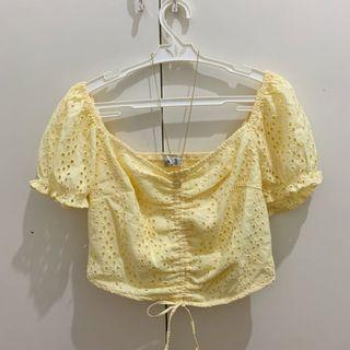 Hollister Eyelet Crop Top
